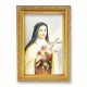 Saint Therese Italian Lithograph w/Antique Gold Frame (2 Pack) - 846218085688 - 461-340