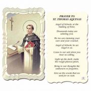 Saint Thomas Aquinas 2 x 4 inch Holy Cards - (Pack of 50)