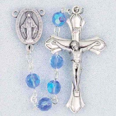 September-Sapphire Deluxe Birthstone Rosary 20 inch (2 Pack) - 846218026711 - 245SEP