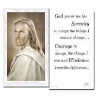 100pk - Serenity Prayer 2 x 4 inch Prayer-Cards - (Pack of 100)