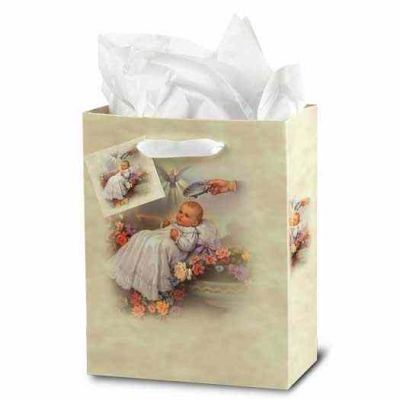 Small Baptism Gift Bag 3 3/4 x 5 x 2" (10 Pack) - 846218059214 - GB-397S