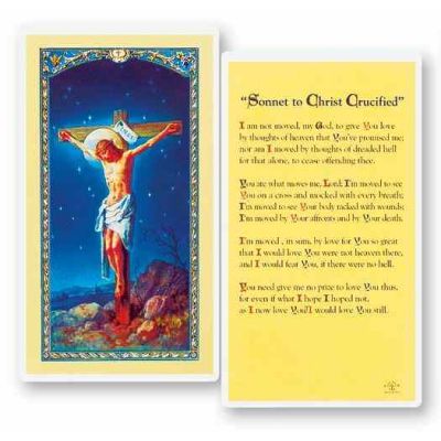 Sonnet To Christ Crucified Holy Card - (Pack Of 31) -  - E24-822