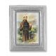 St. Francis Gold Stamped Print In Silver Frame - (Pack Of 2) -  - 450S-314