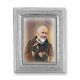 St. Pio Gold Stamped Print In Silver Frame - (Pack Of 2) -  - 450S-522