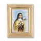 St. Therese Gold Stamped Print In Gold Frame - (Pack Of 2) -  - 450G-340