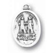 Sts. Cosmos/damian Oxidized Medal (Pack of 25)