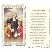 50pk - Teacher 2 x 4 inch Prayer-Card - (Pack of 50)