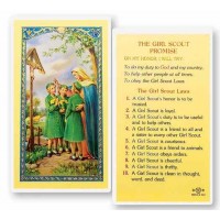 25pk - The Girl Scout Promise Laminated Holy Card  Pk 25