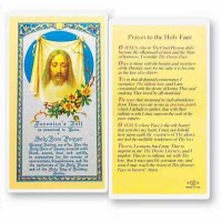 25pk - Prayer to the Holy Face Laminated Holy Card  Pk 25