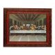 The Last Supper In An Ornate Mahogany Frame w/Beaded Lip 2Pk -  - 861-370