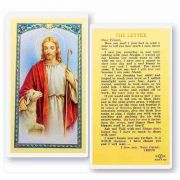 The Letter From Jesus 2 x 4 inch Holy Card (50 Pack)