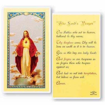The Lord s Prayer - 2 x 4 inch Holy Card (50 Pack) - 846218014145 - E24-173