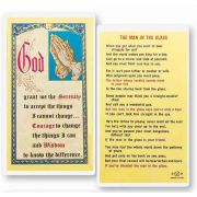 The Man In The Glass  Holy Card - (Pack Of 50)