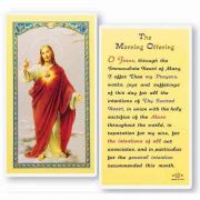 The Morning Offering 2 x 4 inch Holy Card (50 Pack)