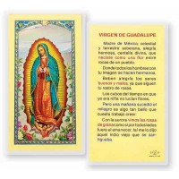 25pk - Virgen De Guadalupe Madre Laminated Holy Card Pk 25