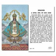 Virgen De San Juan 2 x 4 inch Holy Card - (Pack of 100)