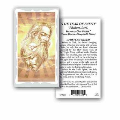 Year Of Faith Holy Card - 846218044135 - 5P-5003