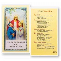25pk - Your Vocation with Guidance Prayer Laminated Holy Card  Pk 25