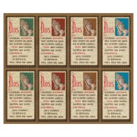 Serenidad Eight-Up Micro Perforated Bulk Prayer-Cards  - 125 sheets (1000 total cards)