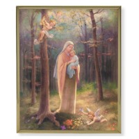 8" x 10" Gold Plaque Frame with a Madonna of the Woods