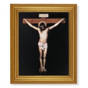10" x 12" Gold Leaf Finish Beveled Frame with 8" x 10" Crucifixion Textured Art