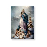 10pk - 2" x 3" Immaculate Conception Mini Magnetic Postcard  sold in inc of 10