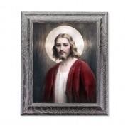 10 1/2" x 12 1/2" Grey Oak Finish Frame with an 8" x 10" Jesus Confide in Me Print 10 1/2" x 12 1/2" Grey Oak Finish Frame with an 8" x 10" Jesus Confide in Me Print