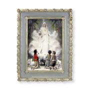 5 1/2" x 7 1/2" Rosebud Frame with Chambers: Our Lady of Fatima Print