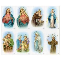 Assorted Subjects Gold Stamped 8-Up Micro-Perf