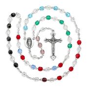 Pro Life Crystal Rosary