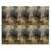 Aurora Our Lady of the Woods Eight-Up Micro Perforated Bulk Prayer-Cards  - 125 sheets (1000 total cards)
