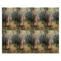 Aurora Our Lady of the Woods Eight-Up Micro Perforated Bulk Prayer-Cards  - 125 sheets (1000 total cards)