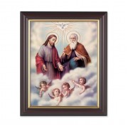 10" x 12" Walnut Frame with Gold Inside Lip and a 8" x 10" The Trinity Print