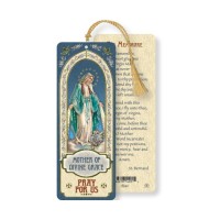 10pk - Our Lady Of Grace Laminated Bookmark (Sold in Inc. of 10)
