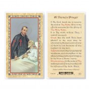 25pk - A Nurse"s Prayer - Madonna  Gold Stamped Laminated Holy Card  Pk 25