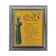 10 1/2" x 12 1/2" Grey Oak Finish Frame with an 8" x 10" Prayer of Saint Francis Print 10 1/2" x 12 1/2" Grey Oak Finish Frame with an 8" x 10" Prayer of Saint Francis Print