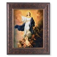 11 1/4" x 13 1/4" Art Deco Frame with an 8" x 10" The Immaculate Conception Print