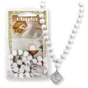 Blessed Sacrament Chaplet in Curved Clamshell packaging