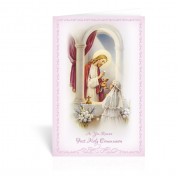 10pk - Cathedral Girl First Communion Greeting Card.  Sold in Inc. of 10
