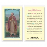 25pk - Prayer to Saint James The Less Laminated Holy Card  Pk 25