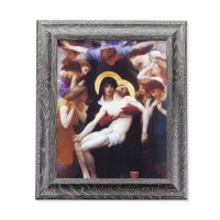 8"X10" Bouguereau: Pieta in 10.5" X 12.5" Grey Oak Finish Frame