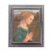 8"X 10" Lippi: Madonna Print in 10.5" X 12.5" Grey Oak Finish Frame