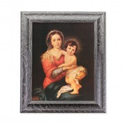 8"x10" Murillo: Madonna and Child Print in 10.5" x 12.5" Grey Oak Finish Frame