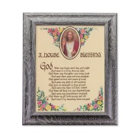 10 1/2" x 12 1/2" Grey Oak Finish Frame with an 8" x 10" House Blessing Print 10 1/2" x 12 1/2" Grey Oak Finish Frame with an 8" x 10" House Blessing Print