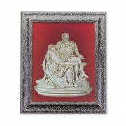 10 1/2" x 12 1/2" Grey Oak Finish Frame with an 8" x 10" The Pieta Print 10 1/2" x 12 1/2" Grey Oak Finish Frame with an 8" x 10" The Pieta Print
