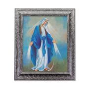 10 1/2" x 12 1/2" Grey Oak Finish Frame with an 8" x 10" Our Lady of Grace Print