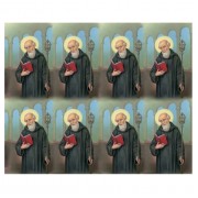 Saint Benedict Eight-Up Micro Perforated Bulk Prayer-Cards - 125 sheets (1000 total cards) Saint Benedict Eight-Up Micro Perforated Bulk Prayer-Cards - 125 sheets (1000 total cards)
