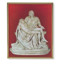8" x 10" Gold Plaque Frame with a The Pieta Print