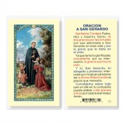 25pk - Oracion A San Gerardo Majella Laminated Holy Card Pk 25