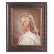 11 1/4" x 13 1/4" Art Deco Frame with an 8" x 10" Head of Christ Print